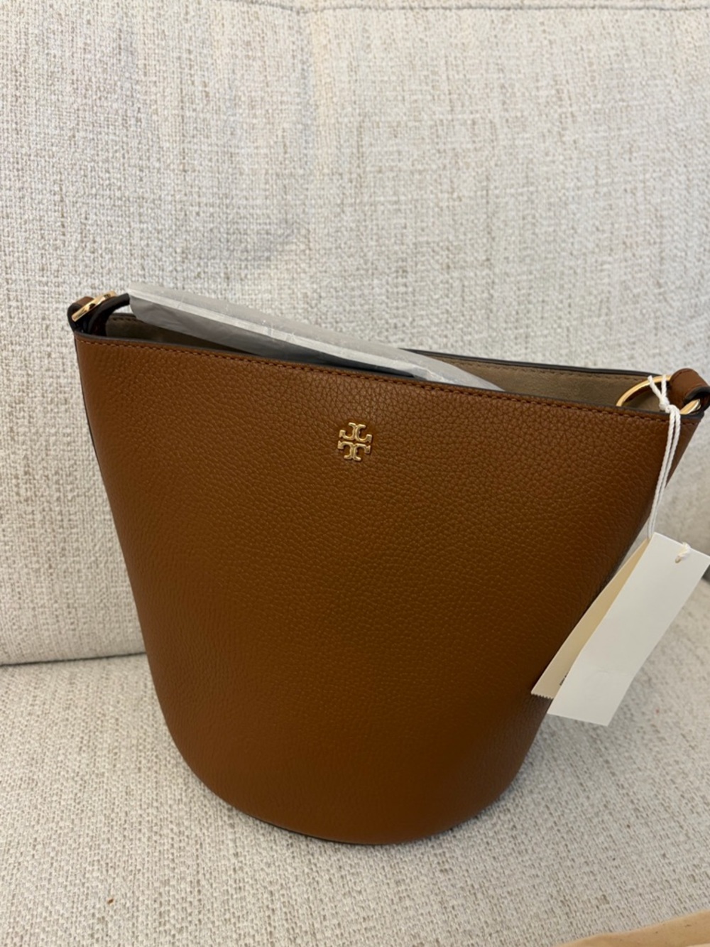 NWT Tory Burch Leather Bucket Bag
